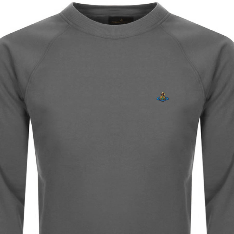 Alternative Image for ProductVivienne Westwood Raglan Crew Sweatshirt Grey2